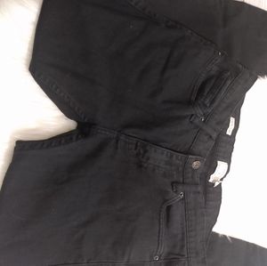 TOPMAN stretch skinny jeans black size 30R